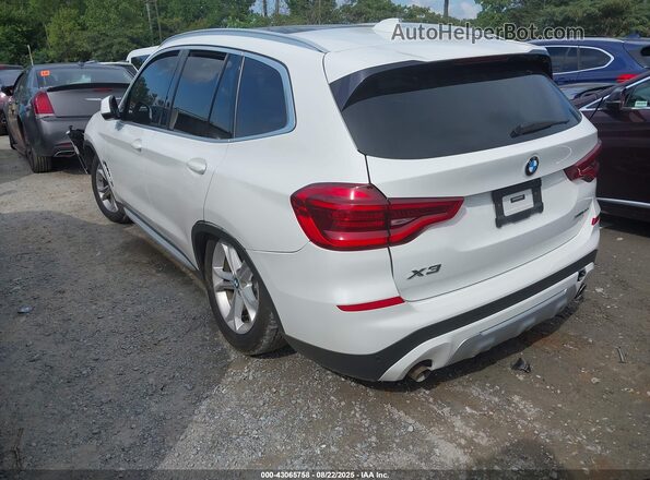 5UXTY5C04L9D58508 2020 BMW X3 White Rear left