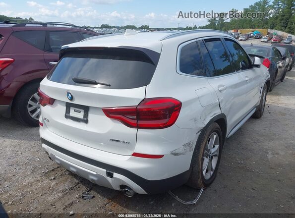 5UXTY5C04L9D58508 2020 BMW X3 White Rear right