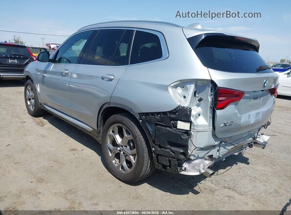 5UXTY5C05M9G94198 2021 BMW X3 Silver უკანა მარცხენა