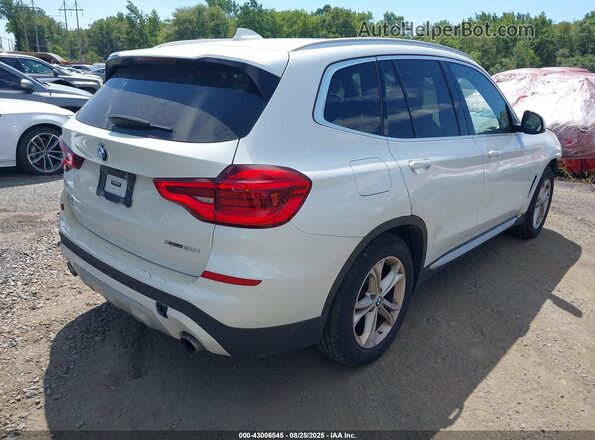 5UXTY5C06M9E01991 2021 BMW X3 White Tył prawy