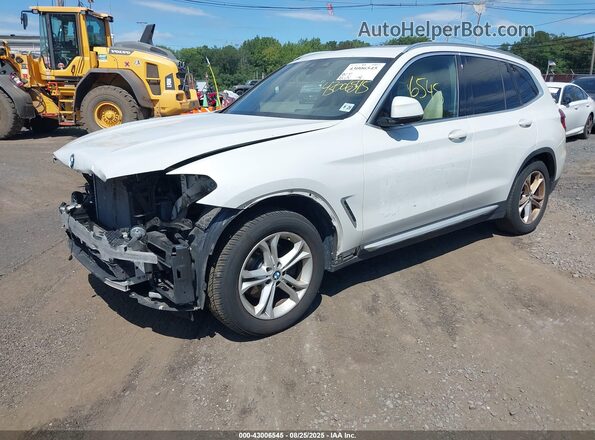 5UXTY5C06M9E01991 2021 BMW X3 White Przód lewy