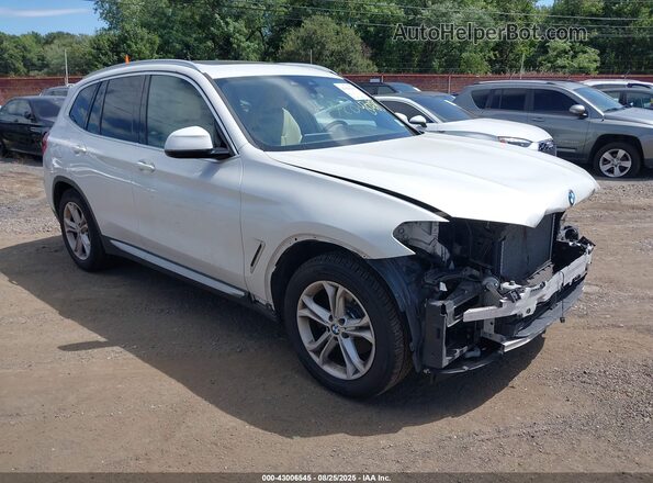 5UXTY5C06M9E01991 2021 BMW X3 White 