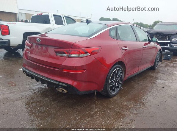 5XXGT4L35LG443671 2020 KIA OPTIMA Красный Задняя правая четверть