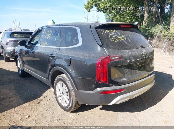 5XYP24HC0MG100548 2021 KIA TELLURIDE Black Tył lewy