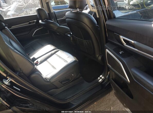5XYP24HC0MG100548 2021 KIA TELLURIDE Black Widok naklejki z numerem VIN
