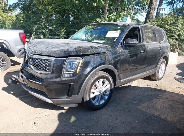 5XYP24HC0MG100548 2021 KIA TELLURIDE Black Przód lewy