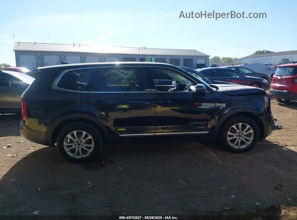 5XYP24HC0MG100548 2021 KIA TELLURIDE Black Widok wnętrza z tyłu