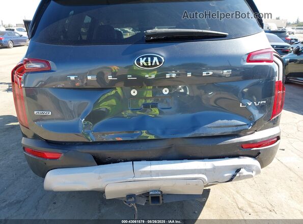 5XYP2DHC9MG184305 2021 KIA TELLURIDE Gray Widok z przodu