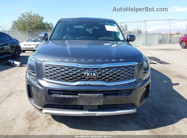 5XYP2DHC9MG184305 2021 KIA TELLURIDE Gray Widok zestawu wskaźników