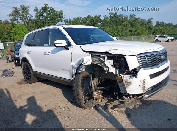 5XYP5DHC4MG157486 2021 KIA TELLURIDE White Rear interior view