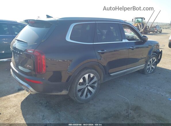 5XYP64HC2MG111975 2021 KIA TELLURIDE Black Tył prawy