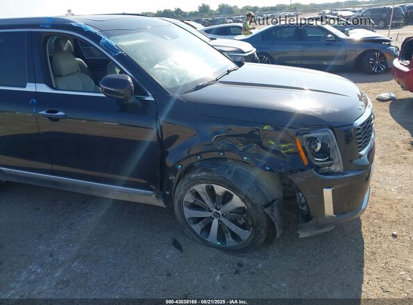 5XYP64HC2MG111975 2021 KIA TELLURIDE Black Widok z przodu