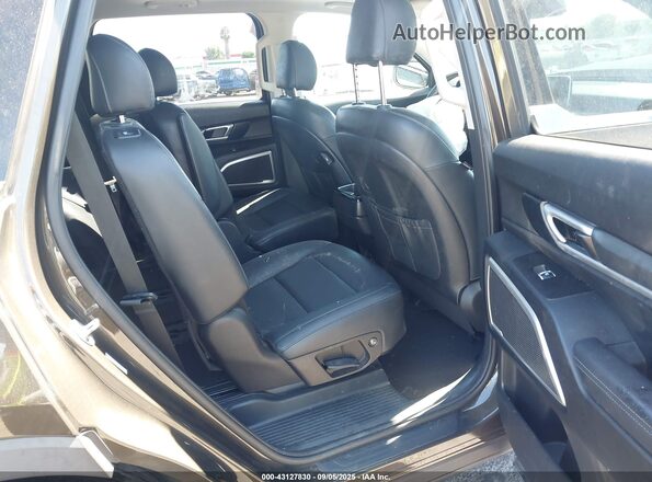 5XYP64HC7MG110594 2021 KIA TELLURIDE Brown Vista de la etiqueta del VIN