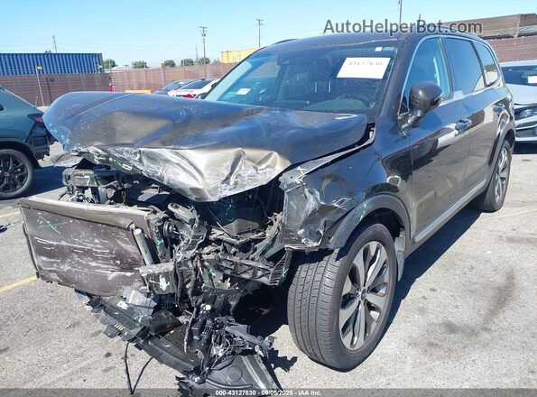 5XYP64HC7MG110594 2021 KIA TELLURIDE Brown Vista tres cuartos delantera izquierda