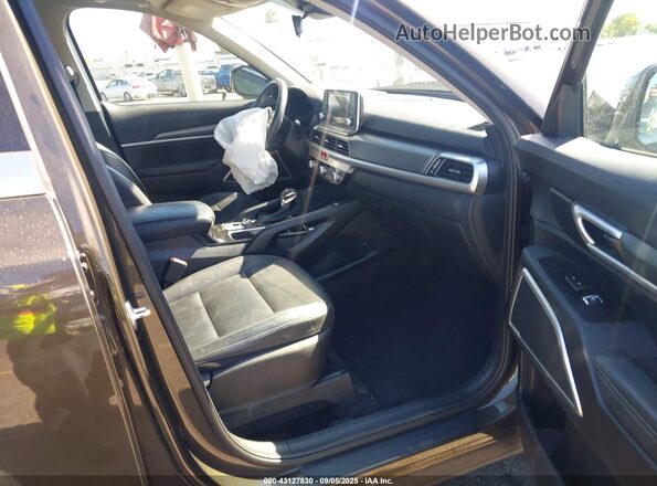 5XYP64HC7MG110594 2021 KIA TELLURIDE Brown Vista interior delantera