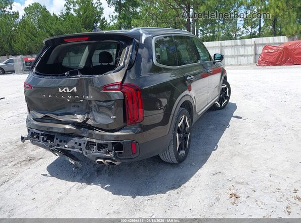 5XYP6DGCXPG344640 2023 KIA TELLURIDE Коричневый Задняя правая четверть