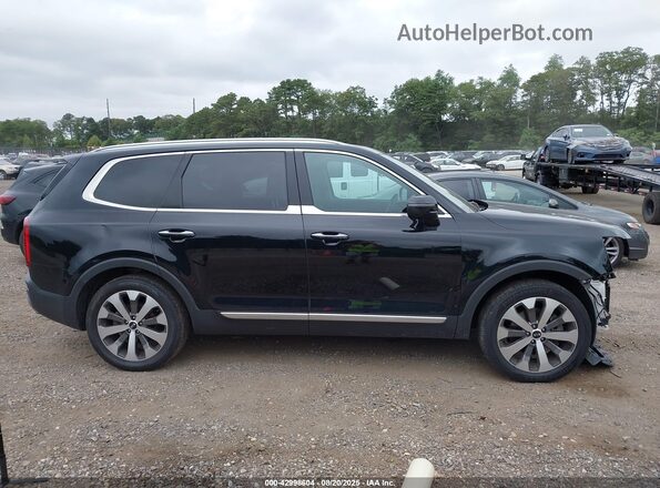 5XYP6DHC4MG181557 2021 KIA TELLURIDE Black Սալոնի հետևի տեսք