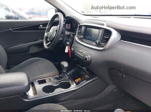 5XYPGDA37LG625844 2020 KIA SORENTO Burgundy Vista interior delantera