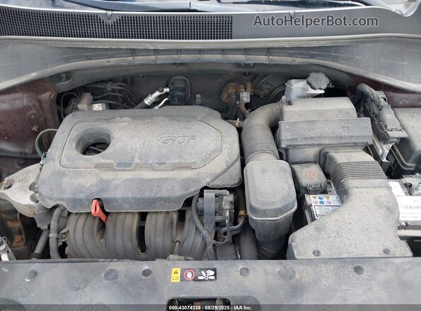 5XYPGDA37LG625844 2020 KIA SORENTO Burgundy Vista trasera
