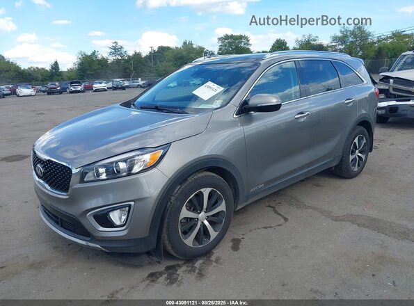 5XYPHDA50JG422256 2018 KIA SORENTO Gray 