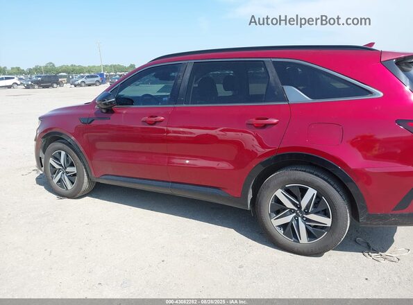 5XYRH4LF2MG035520 2021 KIA SORENTO Красный Панорамный вид салона 360°