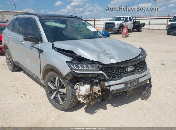 5XYRHDLF7MG030717 2021 KIA SORENTO Silver წინა ხედი