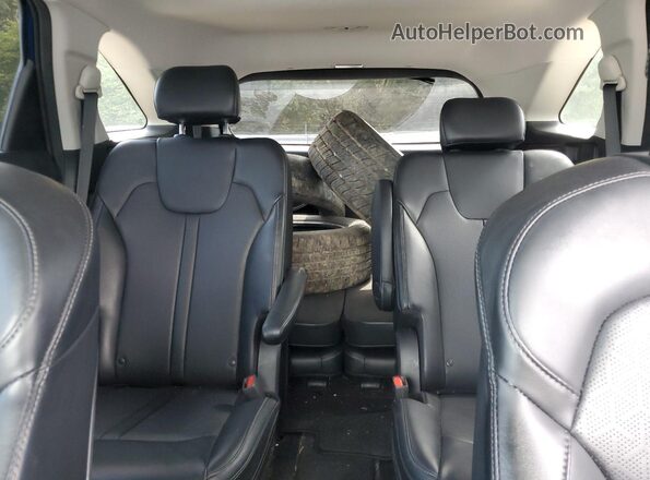 5XYRKDLF6MG013277 2021 KIA SORENTO Blue Rear seats view