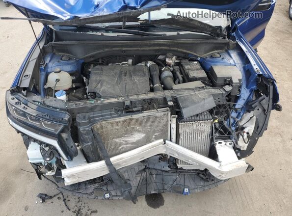 5XYRKDLF6MG013277 2021 KIA SORENTO Blue Engine compartment view