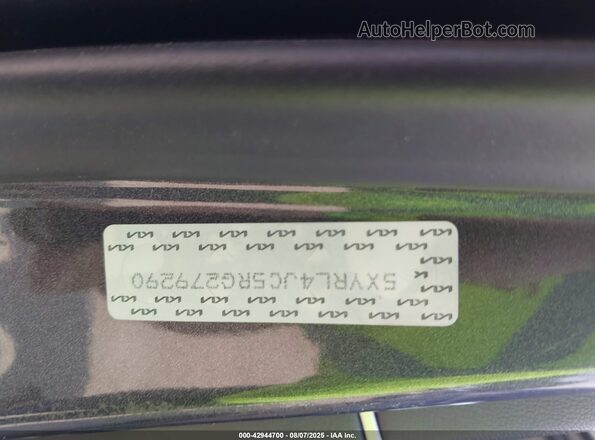 5XYRL4JC5RG279290 2024 KIA SORENTO Серый Вид подкапотного пространства