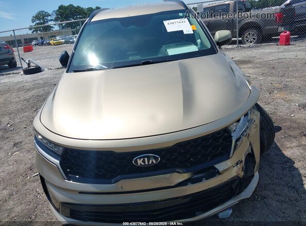 5XYRL4LC4MG002443 2021 KIA SORENTO Золотой Вид щитка приборов