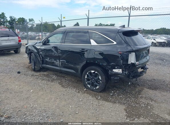 5XYRLDJC7SG351208 2025 KIA SORENTO Black Trasero izquierdo
