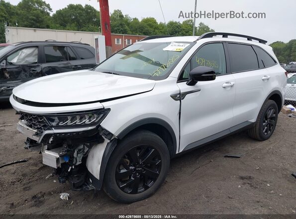 5XYRLDLC4NG115827 2022 KIA SORENTO White Առջևի ձախ երեք քառորդ տեսարան