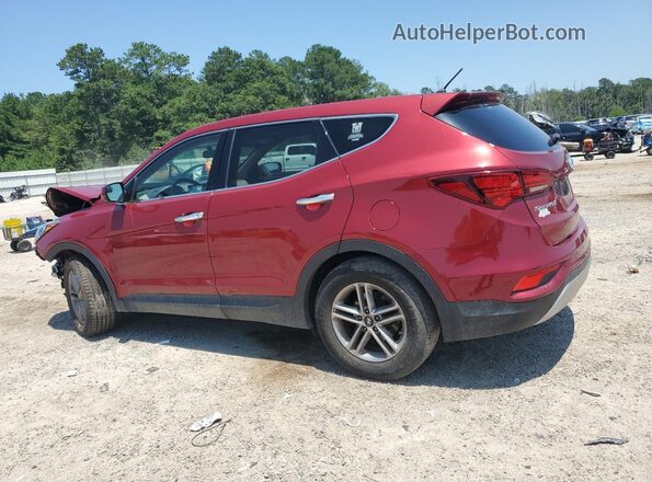 5XYZT3LB0JG527366 2018 HYUNDAI SANTA Burgundy 