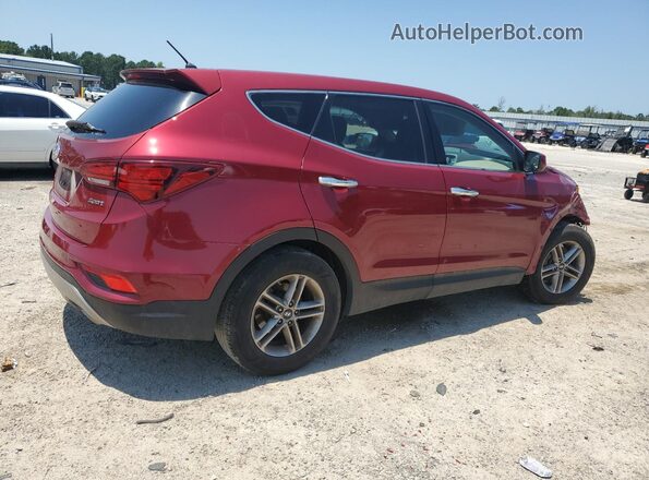 5XYZT3LB0JG527366 2018 HYUNDAI SANTA Burgundy 