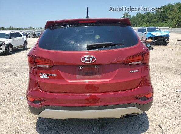 5XYZT3LB0JG527366 2018 HYUNDAI SANTA Burgundy 