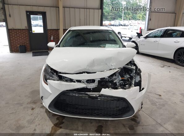 5YFEPMAE5MP174922 2021 TOYOTA LL White Instrument cluster view