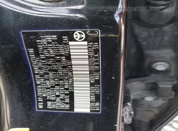 5YFEPMAE6MP234187 2021 TOYOTA LL Black Engine compartment view