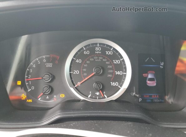 5YFS4MCE6MP061005 2021 TOYOTA LL White Вид щитка приладів