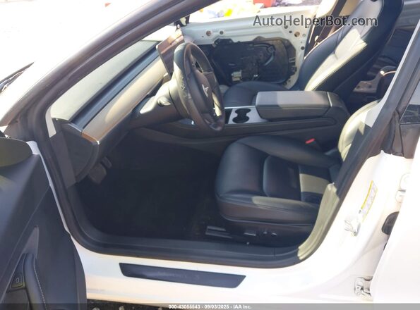 5YJ3E1EA7MF915246 2021 TESLA MODEL 3 Белый Вид салона спереди
