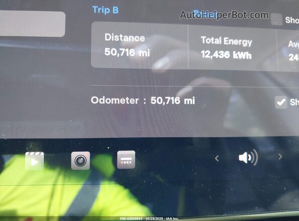 5YJ3E1EA7MF915246 2021 TESLA MODEL 3 Белый Вид задних сидений