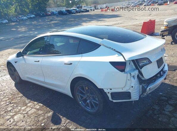 5YJ3E1EA7MF915246 2021 TESLA MODEL 3 Белый Задняя левая четверть