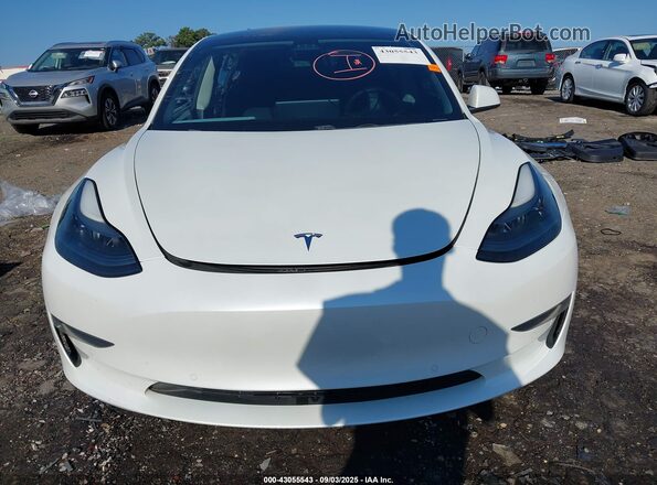 5YJ3E1EA7MF915246 2021 TESLA MODEL 3 Белый Вид щитка приборов