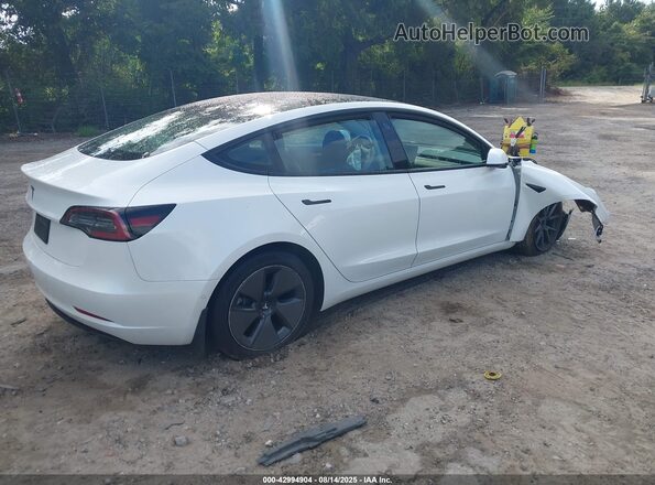 5YJ3E1EA9MF016159 2021 TESLA MODEL 3 White Հետևի աջ