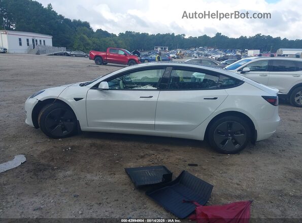 5YJ3E1EA9MF016159 2021 TESLA MODEL 3 White Սալոնի հետևի տեսք