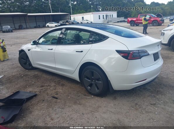 5YJ3E1EA9MF016159 2021 TESLA MODEL 3 White Հետևի ձախ