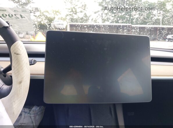5YJ3E1EA9MF016159 2021 TESLA MODEL 3 White Հետևի նստատեղերի տեսք