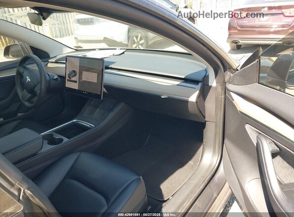 5YJ3E1EB0MF960862 2021 TESLA MODEL 3 Gray Սալոնի դիմացի տեսք