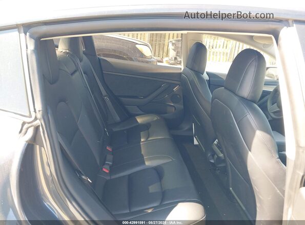5YJ3E1EB0MF960862 2021 TESLA MODEL 3 Gray Հետևի նստատեղերի տեսք