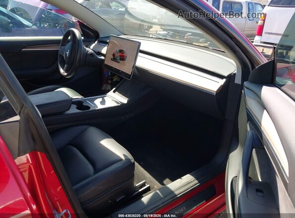 5YJ3E1EB1NF273763 2022 TESLA MODEL 3 Red 