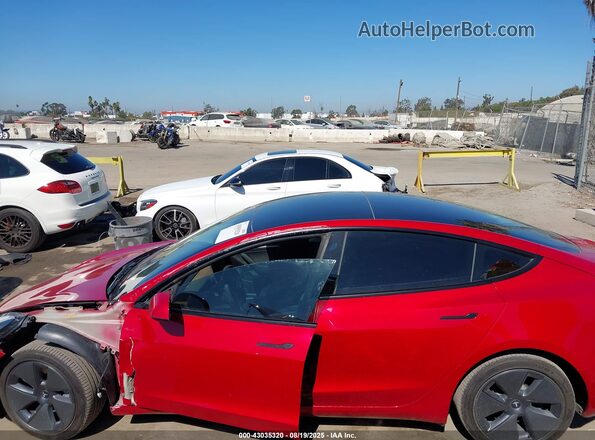 5YJ3E1EB1NF273763 2022 TESLA MODEL 3 Red 